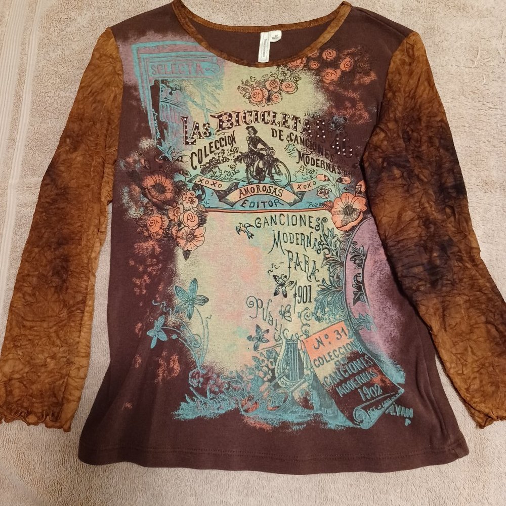 vintage Susan Lawrence shirt, women's medium